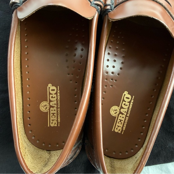 Sebago Brown Classic Dan Loafers 36/6 - Picture 3 of 8
